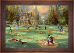 X-Men Wall Art by Thomas Kinkade Studios Standard Number Canvas 24" x 36" Gallery Bronze