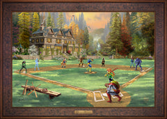 X-Men Wall Art by Thomas Kinkade Studios Estate Edition Canvas 24" x 36" Gallery Bronze