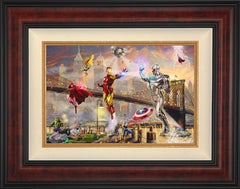 Iron Man Wall Art by Thomas Kinkade Studios Standard Number Canvas 12" x 18" Gallery Burl