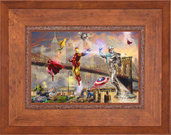 Iron Man Wall Art by Thomas Kinkade Studios Standard Number Canvas 12" x 18" Rustic Andalucian