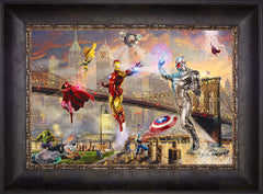 Iron Man Wall Art by Thomas Kinkade Studios Standard Number Canvas 12" x 18" Cabernet