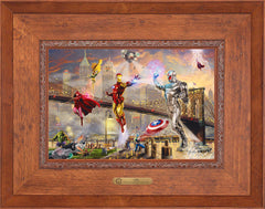 Iron Man Wall Art by Thomas Kinkade Studios Estate Edition Canvas 12" x 18" Rustic Andalucian