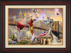 Iron Man Wall Art by Thomas Kinkade Studios Standard Number Canvas 24" x 36" Gallery Burl