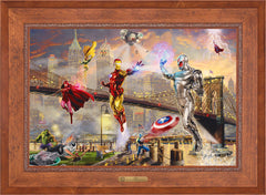 Iron Man Wall Art by Thomas Kinkade Studios Estate Edition Canvas 24" x 36" Rustic Andalucian