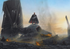 The Mandalorian ™ - Undeterred Wall Art by Thomas Kinkade Studios Canvas Gallery Wrap 10" x 14" Unframed