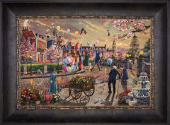 Disney Mary Poppins Returns Wall Art by Thomas Kinkade Studios Standard Number Canvas 12" x 18" Cabernet