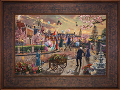 Disney Mary Poppins Returns Wall Art by Thomas Kinkade Studios Standard Number Canvas 12" x 18" Gallery Bronze