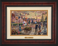 Disney Mary Poppins Returns Wall Art by Thomas Kinkade Studios Estate Edition Canvas 12" x 18" Gallery Burl