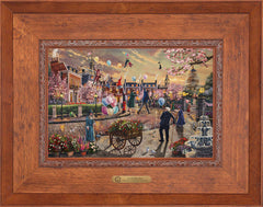 Disney Mary Poppins Returns Wall Art by Thomas Kinkade Studios Estate Edition Canvas 12" x 18" Rustic Andalucian