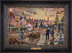 Disney Mary Poppins Returns Wall Art by Thomas Kinkade Studios Estate Edition Canvas 12" x 18" Cabernet