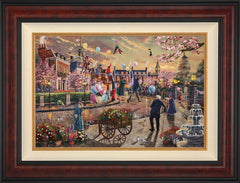 Disney Mary Poppins Returns Wall Art by Thomas Kinkade Studios Standard Number Canvas 18" x 27" Gallery Burl
