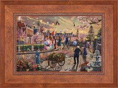 Disney Mary Poppins Returns Wall Art by Thomas Kinkade Studios Standard Number Canvas 18" x 27" Rustic Andalucian