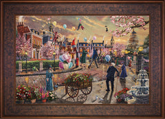 Disney Mary Poppins Returns Wall Art by Thomas Kinkade Studios Standard Number Canvas 18" x 27" Gallery Bronze