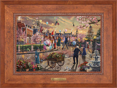 Disney Mary Poppins Returns Wall Art by Thomas Kinkade Studios Estate Edition Canvas 18" x 27" Rustic Andalucian