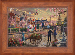 Disney Mary Poppins Returns Wall Art by Thomas Kinkade Studios Standard Number Canvas 24" x 36" Rustic Andalucian