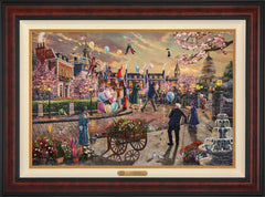 Disney Mary Poppins Returns Wall Art by Thomas Kinkade Studios Estate Edition Canvas 24" x 36" Gallery Burl