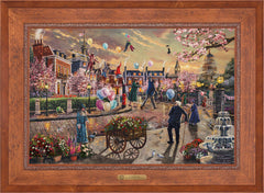 Disney Mary Poppins Returns Wall Art by Thomas Kinkade Studios Estate Edition Canvas 24" x 36" Rustic Andalucian