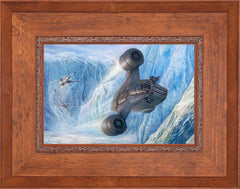 The Mandalorian™ - Cold Pursuit Wall Art by Thomas Kinkade Studios Standard Number Canvas 12" x 18" Rustic Andalucian