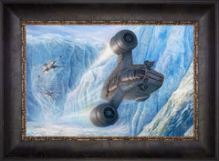 The Mandalorian™ - Cold Pursuit Wall Art by Thomas Kinkade Studios Standard Number Canvas 12" x 18" Cabernet