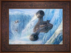 The Mandalorian™ - Cold Pursuit Wall Art by Thomas Kinkade Studios Standard Number Canvas 12" x 18" Gallery Bronze