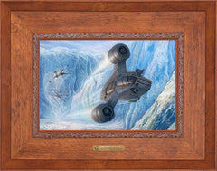 The Mandalorian™ - Cold Pursuit Wall Art by Thomas Kinkade Studios Estate Edition Canvas 12" x 18" Rustic Andalucian