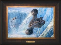 The Mandalorian™ - Cold Pursuit Wall Art by Thomas Kinkade Studios Estate Edition Canvas 12" x 18" Estate Bronze