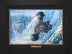 The Mandalorian™ - Cold Pursuit Wall Art by Thomas Kinkade Studios Estate Edition Canvas 12" x 18" Modern Black