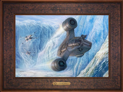 The Mandalorian™ - Cold Pursuit Wall Art by Thomas Kinkade Studios Estate Edition Canvas 12" x 18" Gallery Bronze