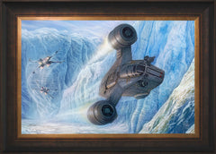 The Mandalorian™ - Cold Pursuit Wall Art by Thomas Kinkade Studios Standard Number Canvas 18" x 27" Estate Bronze
