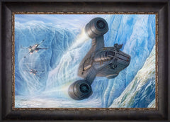 The Mandalorian™ - Cold Pursuit Wall Art by Thomas Kinkade Studios Standard Number Canvas 18" x 27" Cabernet