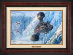 The Mandalorian™ - Cold Pursuit Wall Art by Thomas Kinkade Studios Estate Edition Canvas 18" x 27" Gallery Burl