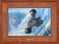 The Mandalorian™ - Cold Pursuit Wall Art by Thomas Kinkade Studios Estate Edition Canvas 18" x 27" Rustic Andalucian