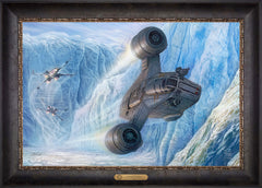 The Mandalorian™ - Cold Pursuit Wall Art by Thomas Kinkade Studios Estate Edition Canvas 18" x 27" Cabernet