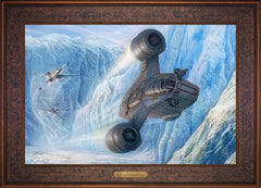 The Mandalorian™ - Cold Pursuit Wall Art by Thomas Kinkade Studios Estate Edition Canvas 18" x 27" Gallery Bronze