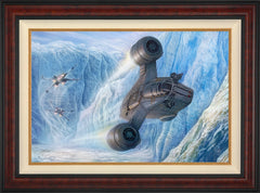 The Mandalorian™ - Cold Pursuit Wall Art by Thomas Kinkade Studios Standard Number Canvas 24" x 36" Gallery Burl