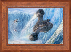 The Mandalorian™ - Cold Pursuit Wall Art by Thomas Kinkade Studios Standard Number Canvas 24" x 36" Rustic Andalucian