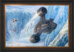 The Mandalorian™ - Cold Pursuit Wall Art by Thomas Kinkade Studios Standard Number Canvas 24" x 36" Estate Bronze