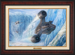 The Mandalorian™ - Cold Pursuit Wall Art by Thomas Kinkade Studios Estate Edition Canvas 24" x 36" Gallery Burl