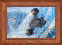 The Mandalorian™ - Cold Pursuit Wall Art by Thomas Kinkade Studios Estate Edition Canvas 24" x 36" Rustic Andalucian