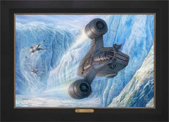 The Mandalorian™ - Cold Pursuit Wall Art by Thomas Kinkade Studios Estate Edition Canvas 24" x 36" Modern Black