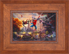 Spider-Man and Friends: The Ultimate Alliance Wall Art by Thomas Kinkade Studios Standard Number Canvas 12" x 18" Rustic Andalucian