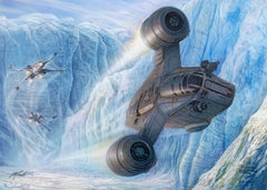 The Mandalorian™ - Cold Pursuit Wall Art by Thomas Kinkade Studios Canvas Gallery Wrap 10" x 14" Unframed