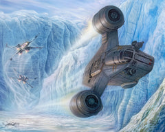 The Mandalorian™ - Cold Pursuit Wall Art by Thomas Kinkade Studios Canvas Gallery Wrap 24" x 30" Unframed