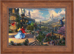 Disney Sleeping Beauty Dancing in the Enchanted Light Wall Art by Thomas Kinkade Studios Canvas Gallery Wrap 24" x 30" Unframed
