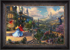 Disney Sleeping Beauty Dancing in the Enchanted Light Wall Art by Thomas Kinkade Studios Canvas Gallery Wrap 24" x 30" Unframed