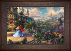 Disney Sleeping Beauty Dancing in the Enchanted Light Wall Art by Thomas Kinkade Studios Canvas Gallery Wrap 24" x 30" Unframed