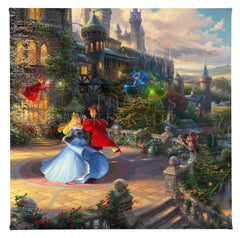 Disney Sleeping Beauty Dancing in the Enchanted Light Wall Art by Thomas Kinkade Studios Canvas Gallery Wrap 24" x 30" Unframed