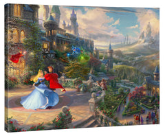Disney Sleeping Beauty Dancing in the Enchanted Light Wall Art by Thomas Kinkade Studios Canvas Gallery Wrap 24" x 30" Unframed