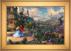 Disney Sleeping Beauty Dancing in the Enchanted Light Wall Art by Thomas Kinkade Studios Canvas Gallery Wrap 24" x 30" Unframed