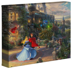 Disney Sleeping Beauty Dancing in the Enchanted Light Wall Art by Thomas Kinkade Studios Canvas Gallery Wrap 24" x 30" Unframed